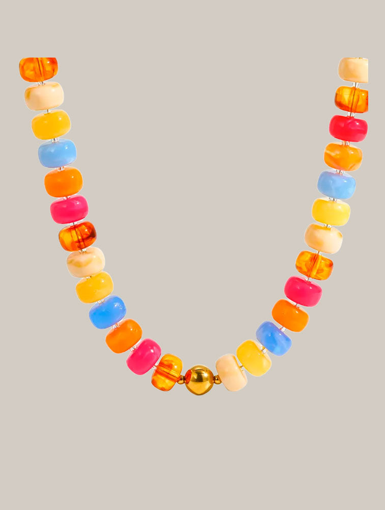 Collar de cuentas maximalista