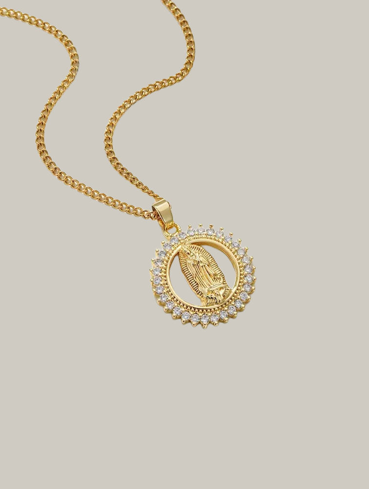 Collar Virgen circular