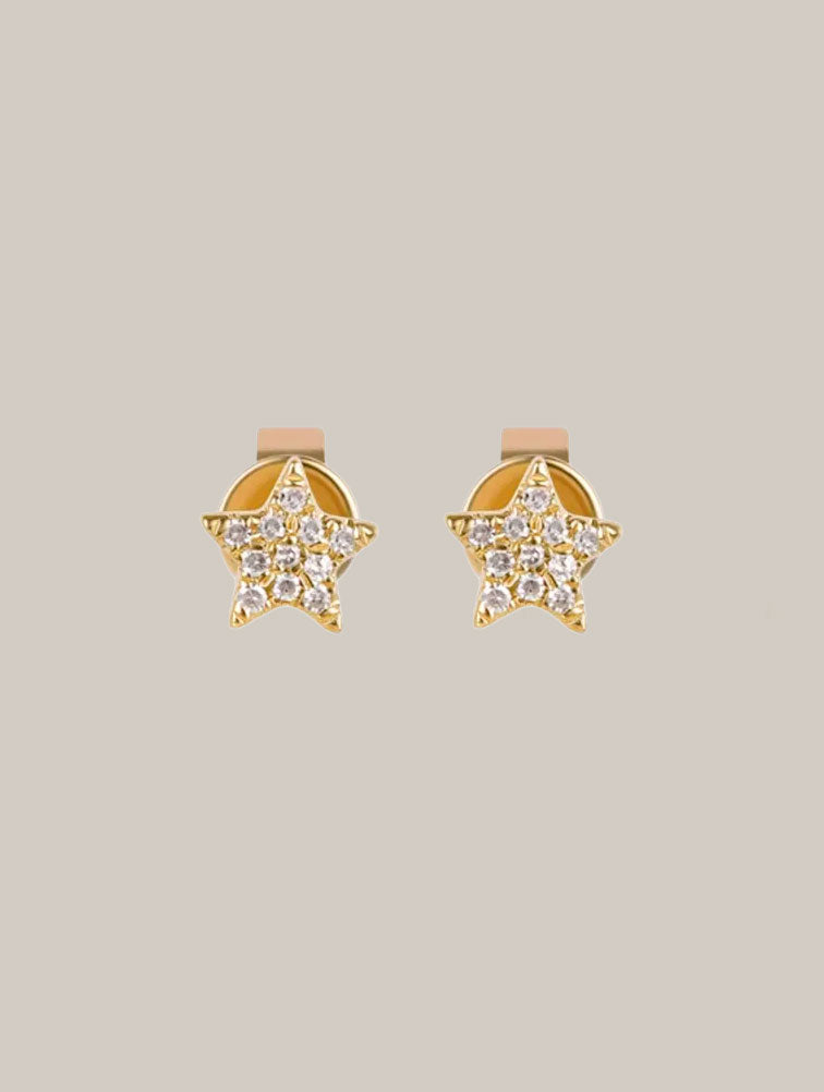 Aretes de Estrella en Pavé