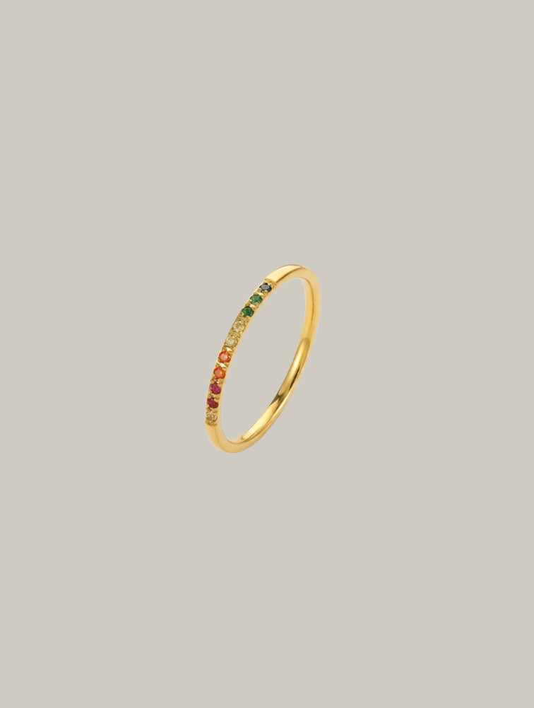 Anillo Delgado de Colores