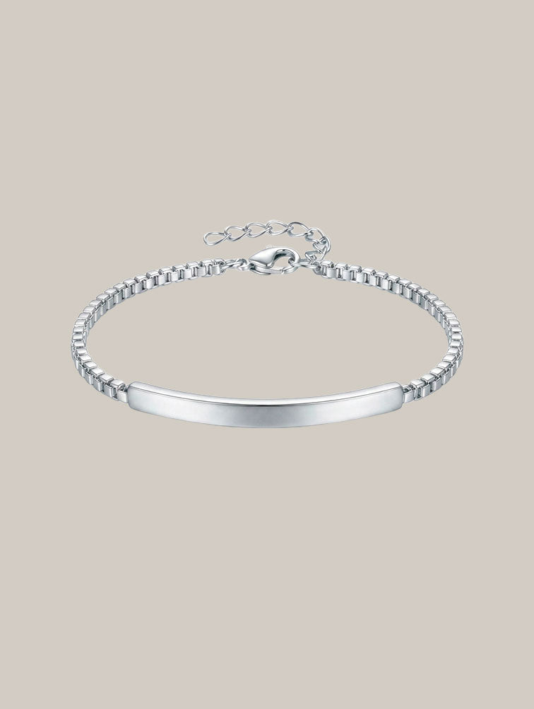 Pulsera de Placa Eslabón Venecia