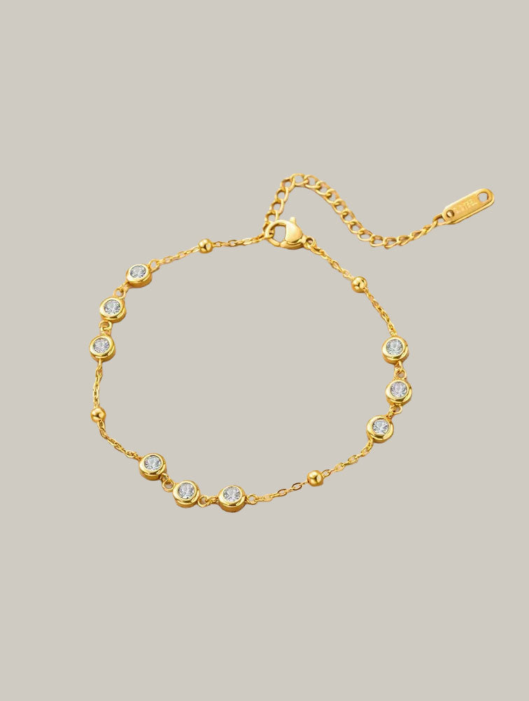 Pulsera esfera de circonia