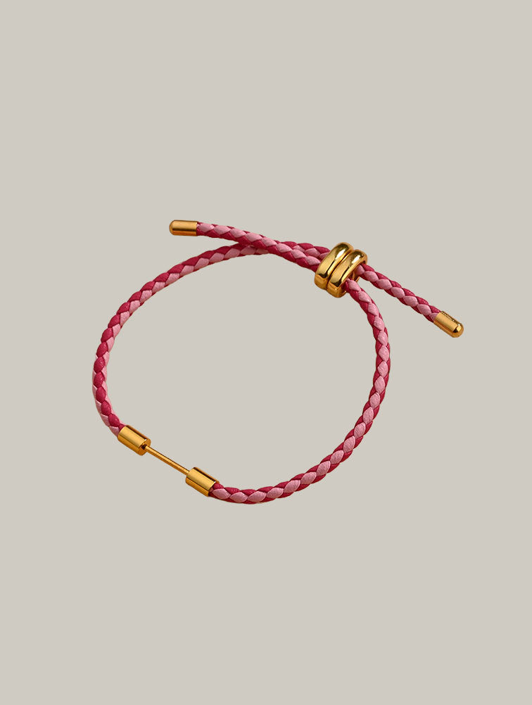 Pulsera Cordón con Barra Central