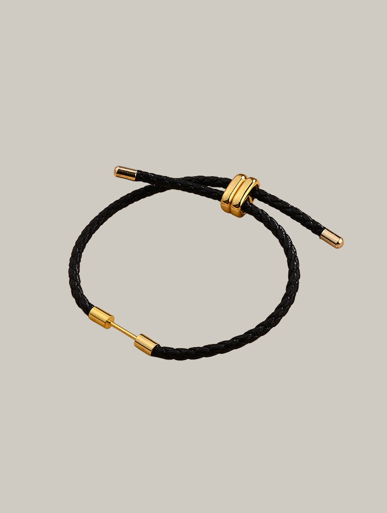 Pulsera Cordón con Barra Central