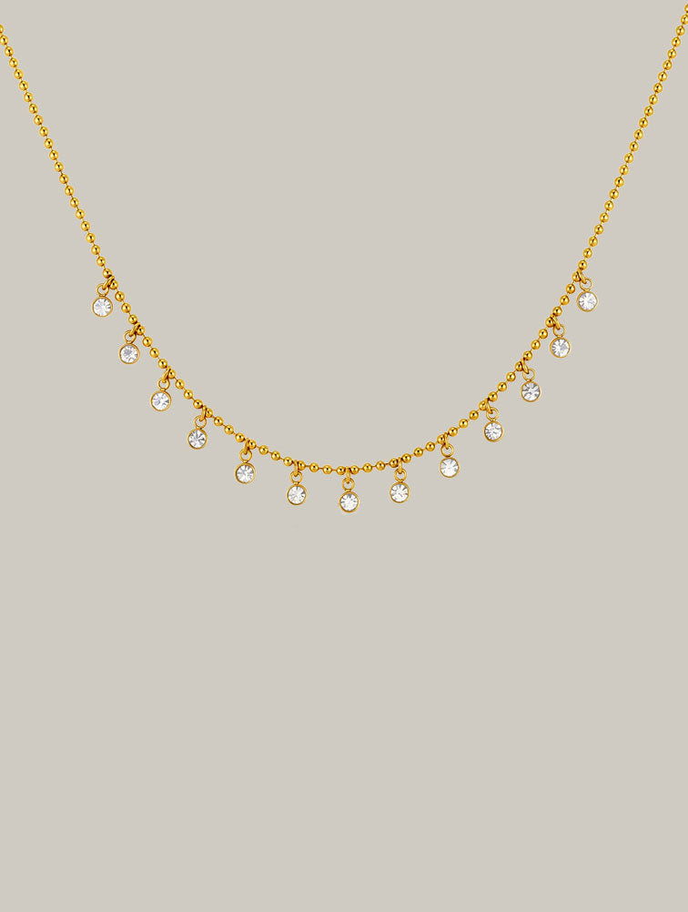 Collar Zirconia Colgantes