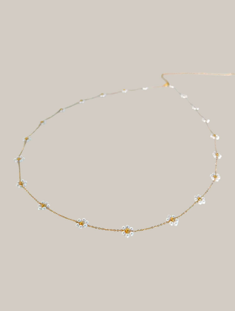 Collar Fino de Flores