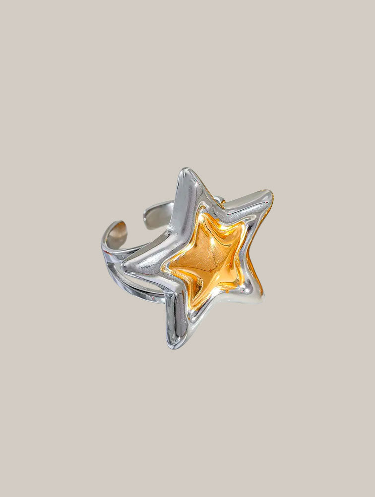 Anillo Estrella Abombada
