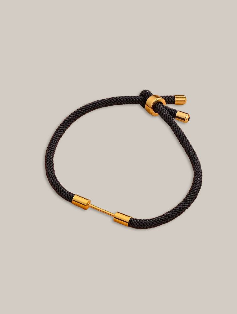 Pulsera Cordón Náutico con Barra Central