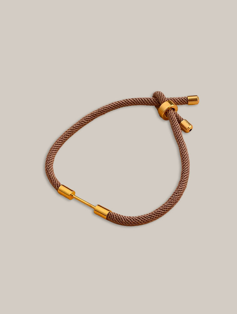 Pulsera Cordón Náutico con Barra Central