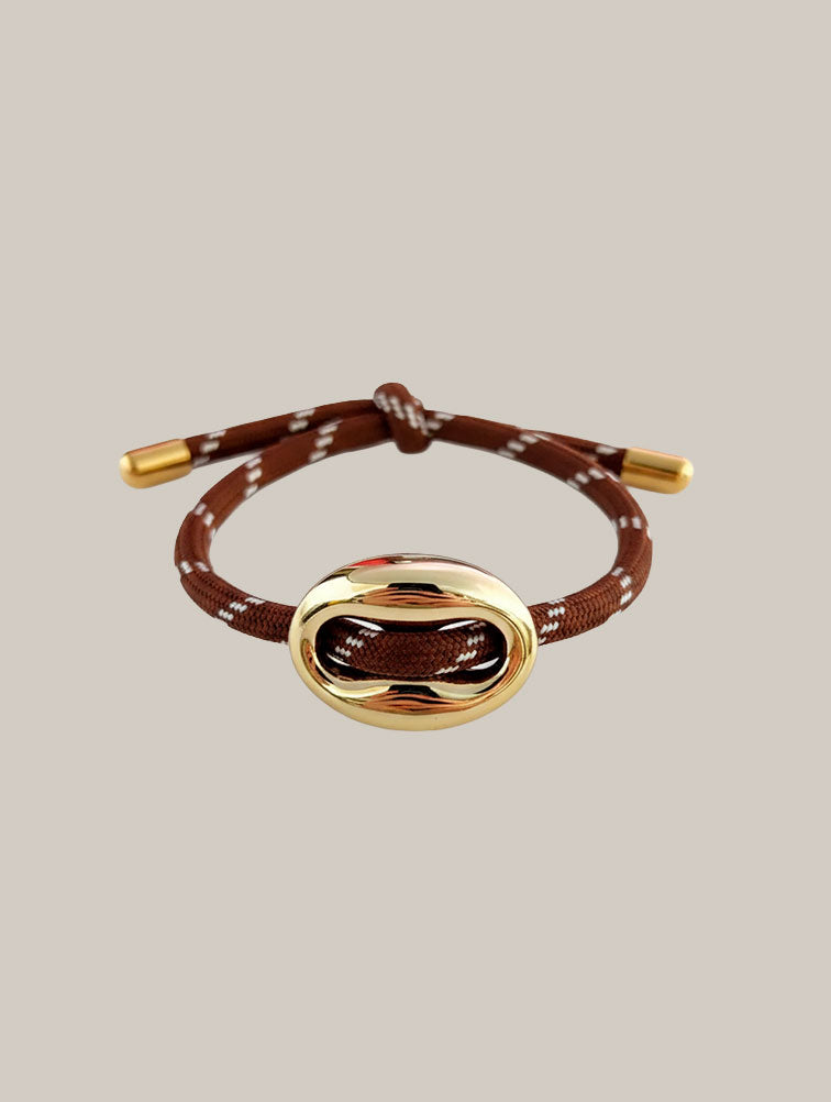 Pulsera Náutica con Dije Ovalado