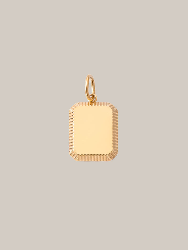 Collar con dije Rectangular Vintage
