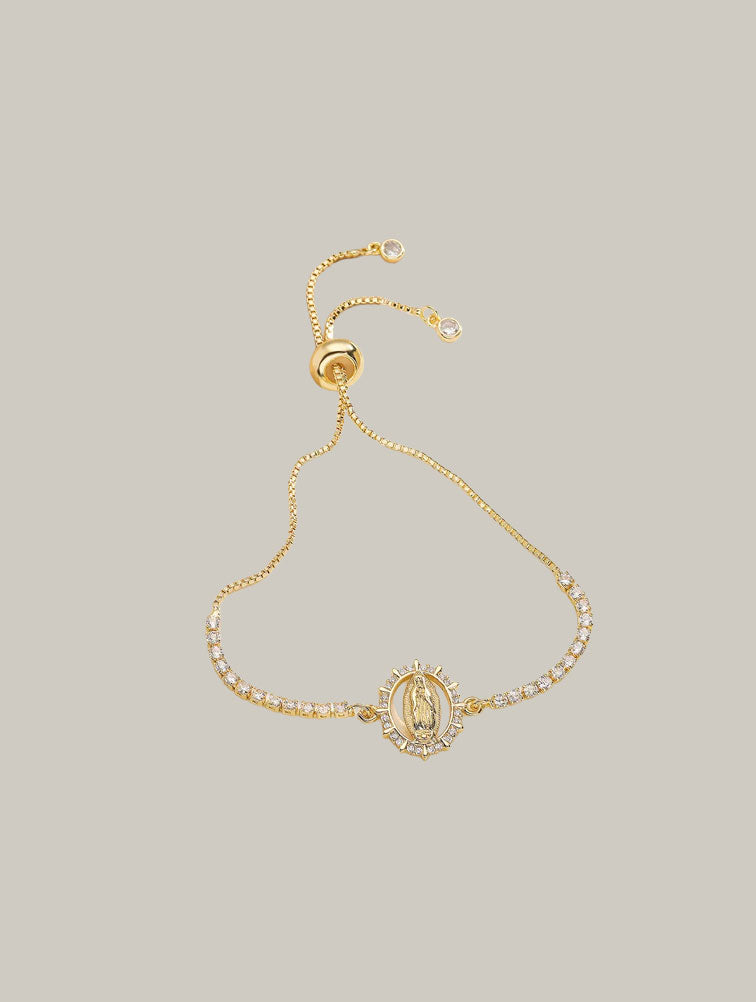 Pulsera ajustable de Virgen