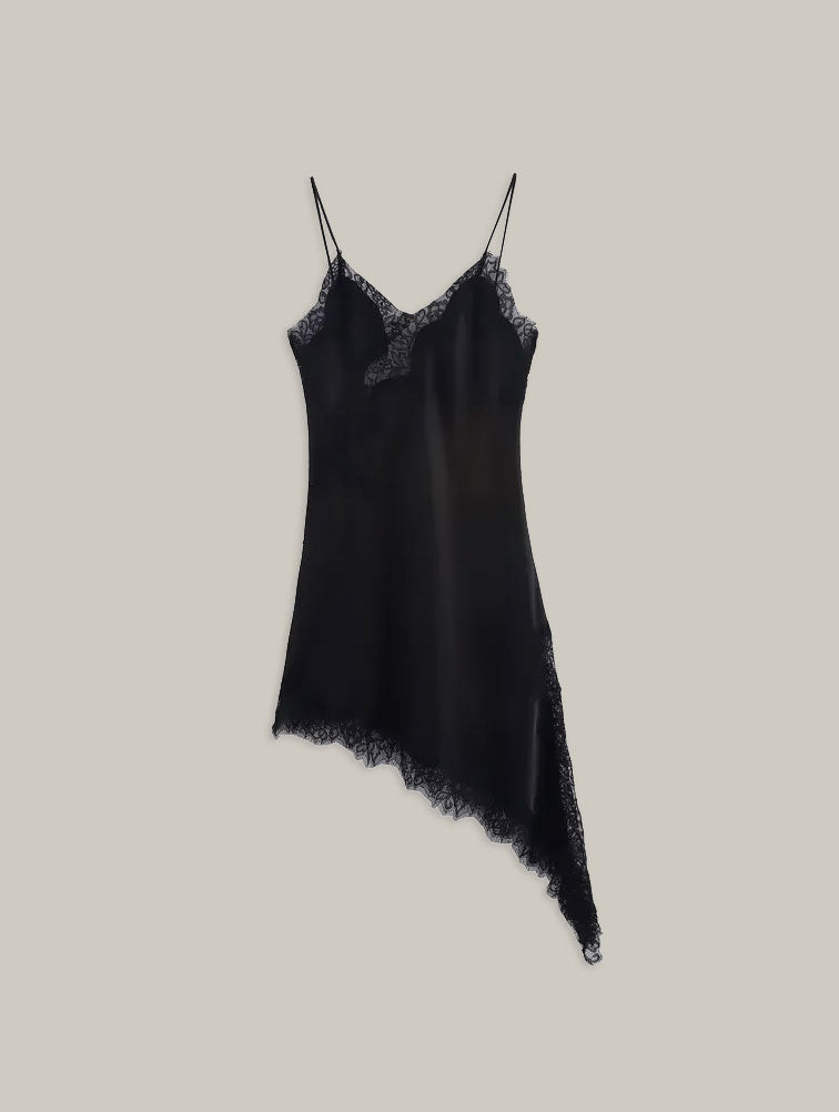 Blusa de seda marrón